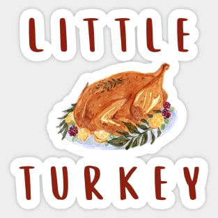 Little Turkey Sticker